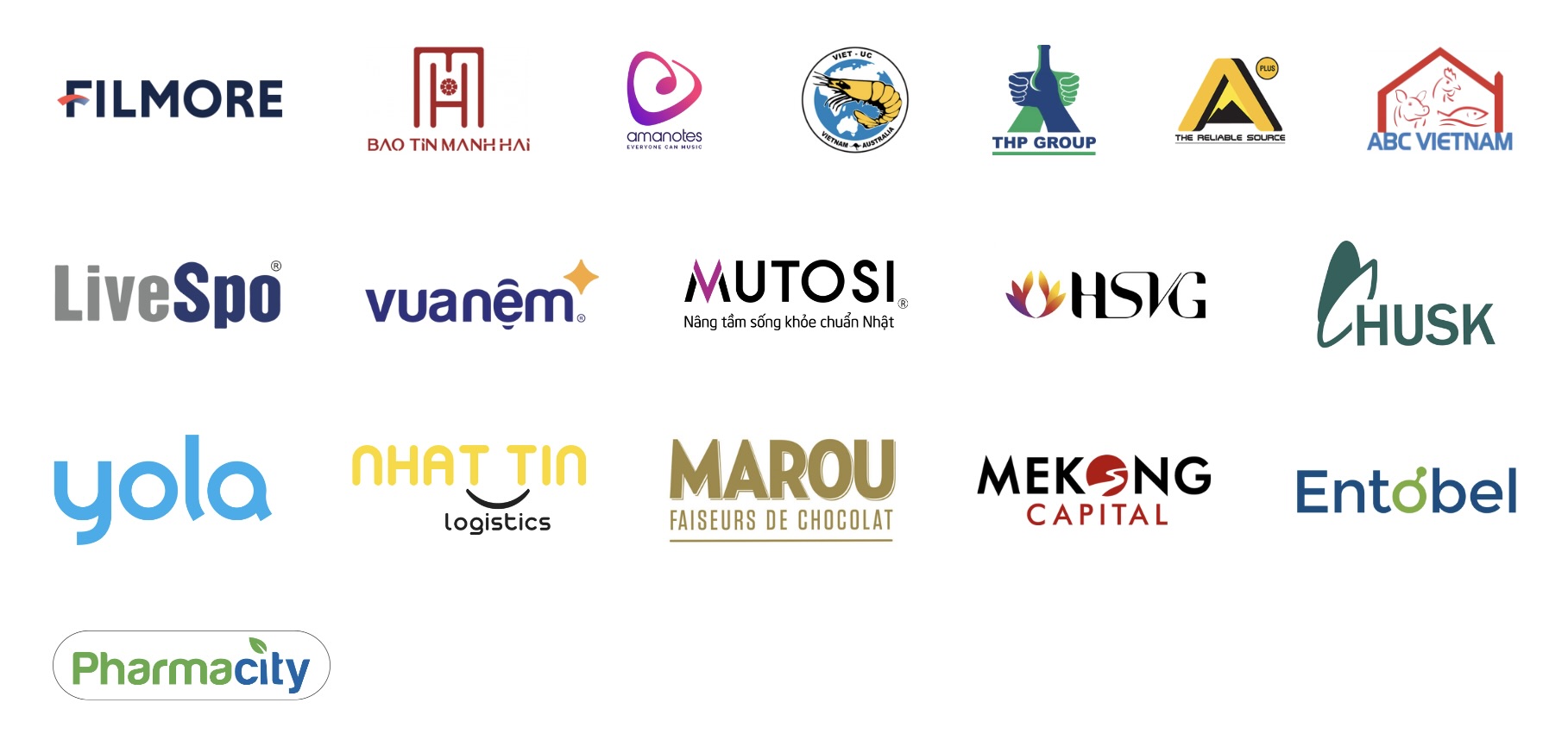 Past Projects Logos